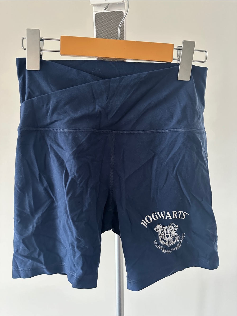 Hogwarts Navy Harry Potter High-Waist Bike Shorts